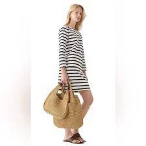 J Crew Mariner Shirtdress with gold buttons dress